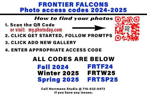 Sports photo access codes